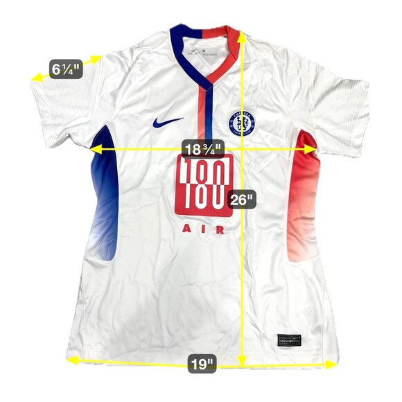 Nike EPL Chelsea FC Stadium Air Max Soccer Jersey DA2793-101 Women Medium Slim - Picture 2 of 12